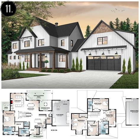 pinterest metal frame farm house|Modern Farmhouse Floor Plans .